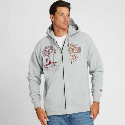 LRG 147 Sudadera Con Capucha Y Cremallera Totalmente Natural-Hombres Herencia