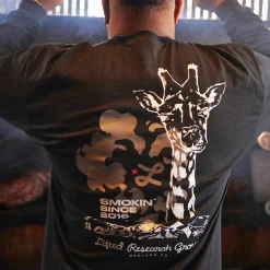 LRG Camiseta De Manga Larga X Horn Bbq Smokin-Hombres Camisetas