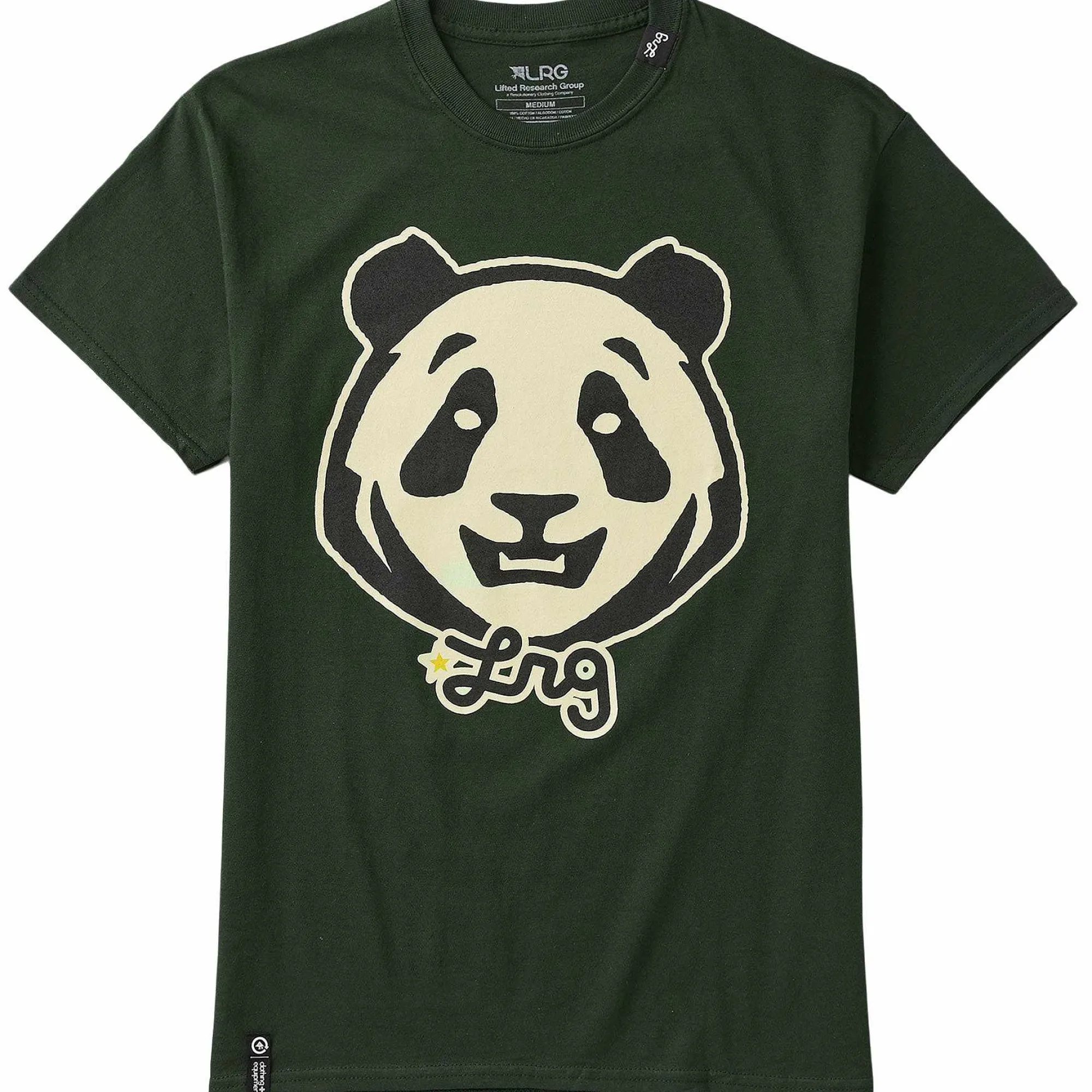 LRG Camiseta Panda Treesearch-Hombres Camisetas