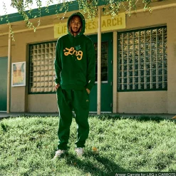 LRG Carrots X Levantado Script Sudadera Con Capucha-Hombres Sudaderas Con Capucha Y Sudaderas
