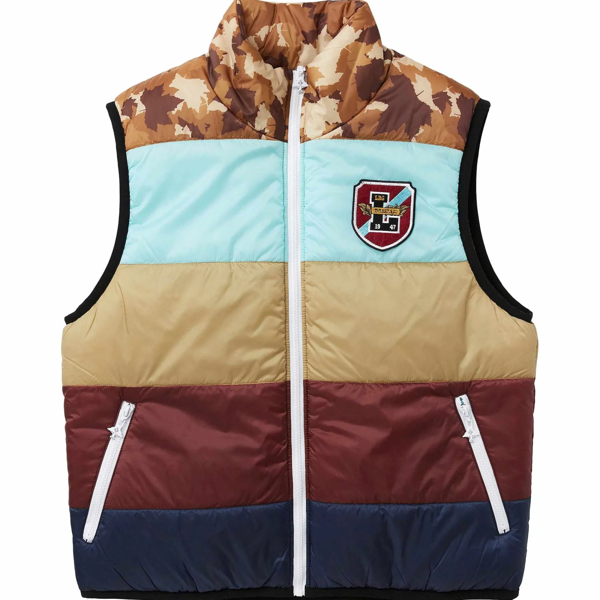 LRG Chaleco Reversible De Preparacion Universitaria-Hombres Ropa De Calle