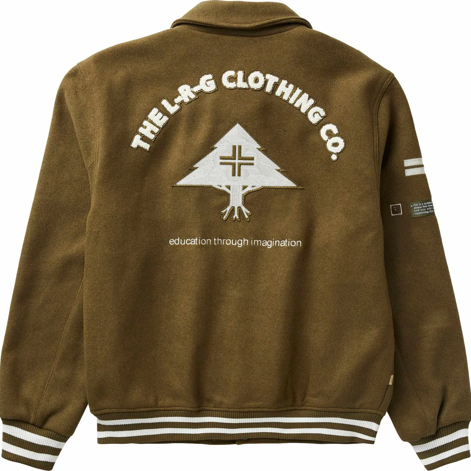LRG Chaqueta De Lana Del Jugador Del Equipo-Hombres Ropa De Calle