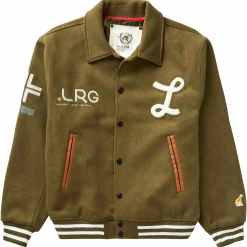 LRG Chaqueta De Lana Del Jugador Del Equipo-Hombres Ropa De Calle