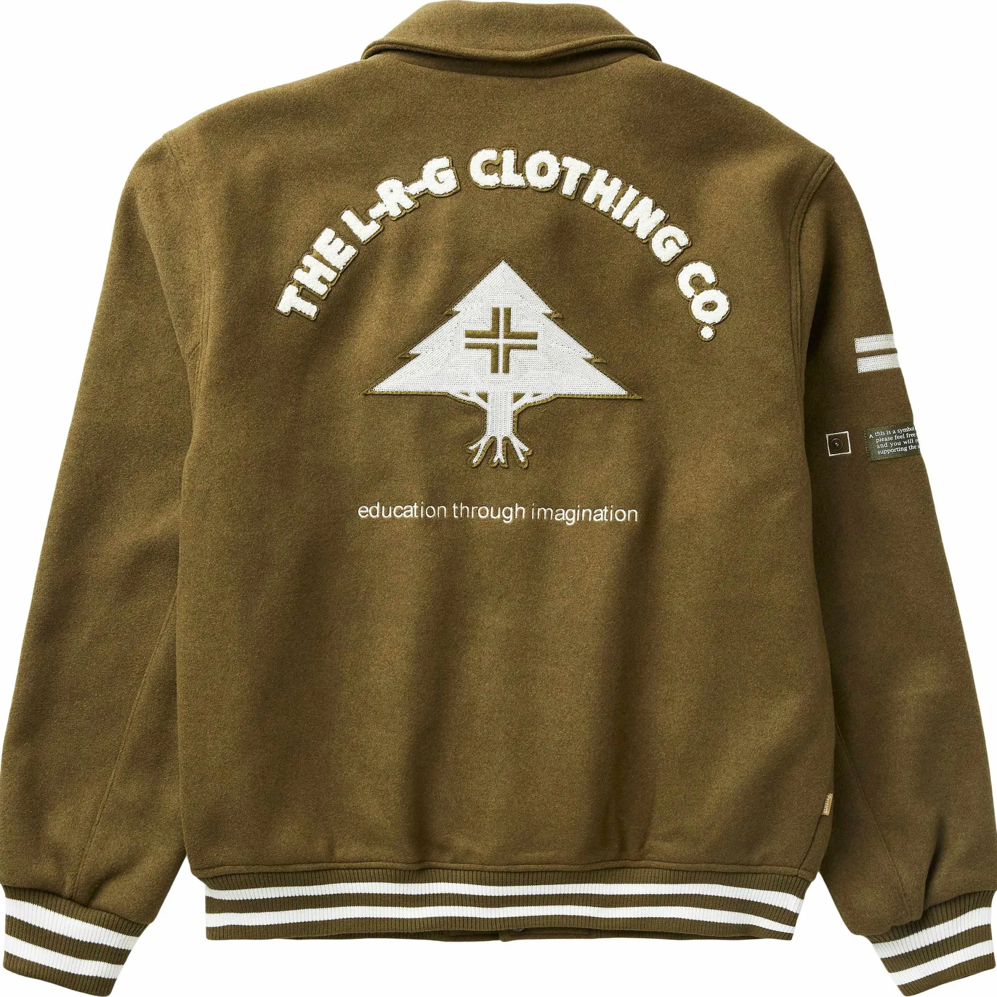 LRG Chaqueta De Lana Del Jugador Del Equipo-Hombres Ropa De Calle