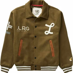 LRG Chaqueta De Lana Del Jugador Del Equipo-Hombres Ropa De Calle
