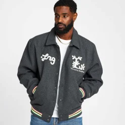 LRG Chaqueta De Lana Team Roots People-Hombres Ropa De Calle