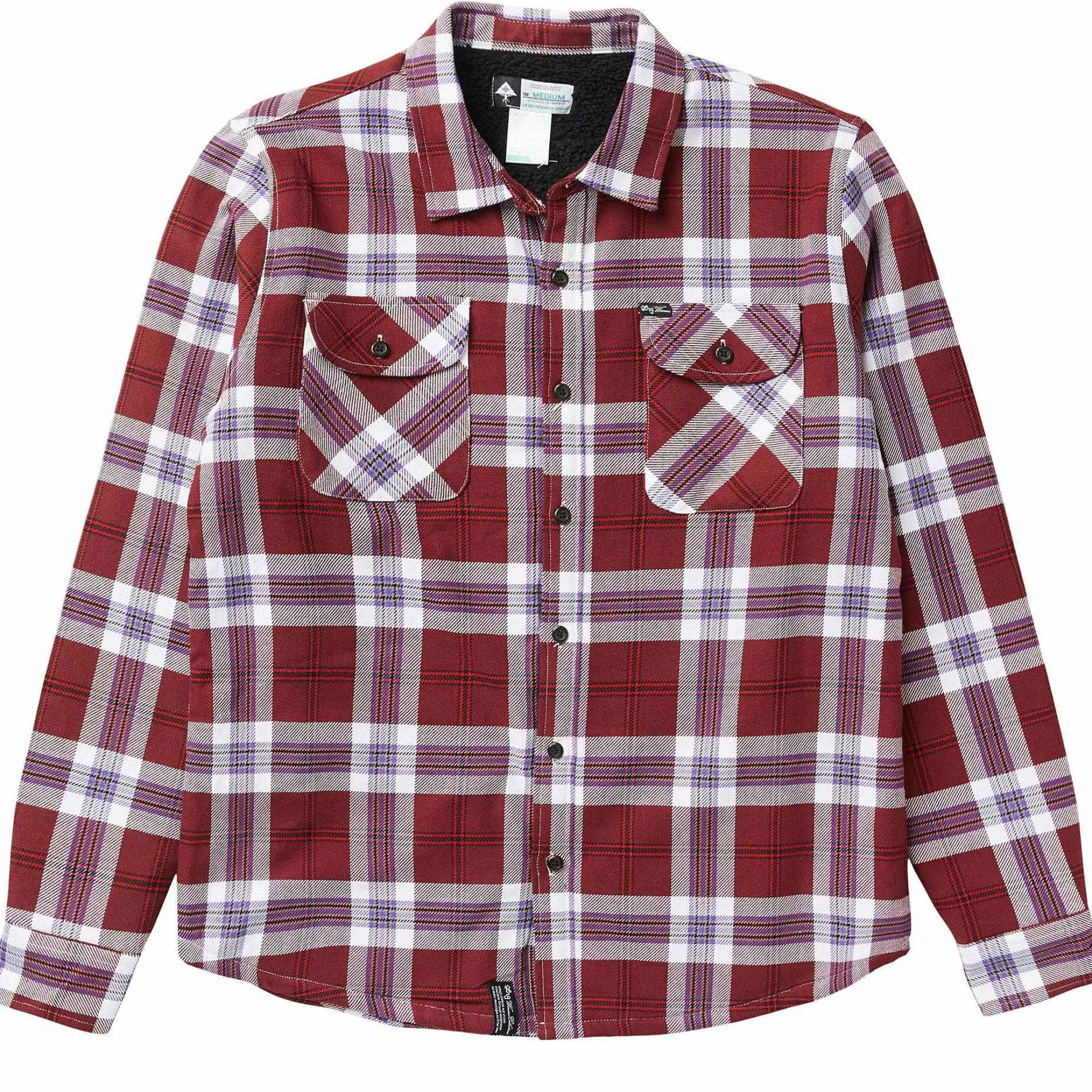 LRG Franela Con Forro De Sherpa De Faction-Hombres Ropa De Calle
