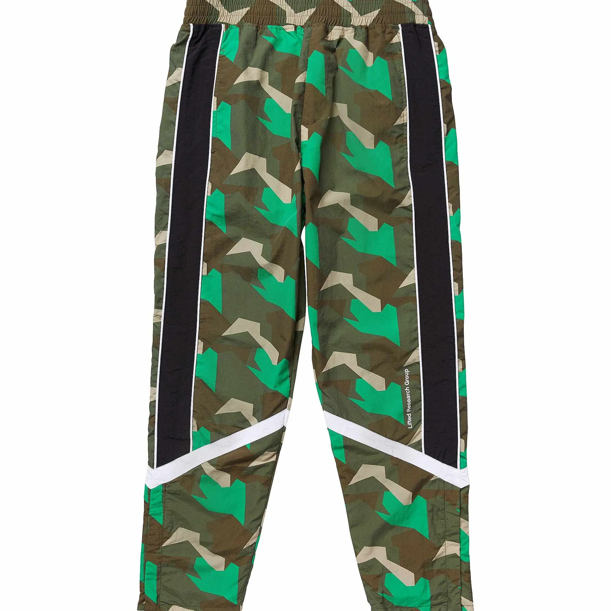 LRG Pantalones De Chandal Con Diseno Geometrico Levantado-Hombres Ropa De Calle
