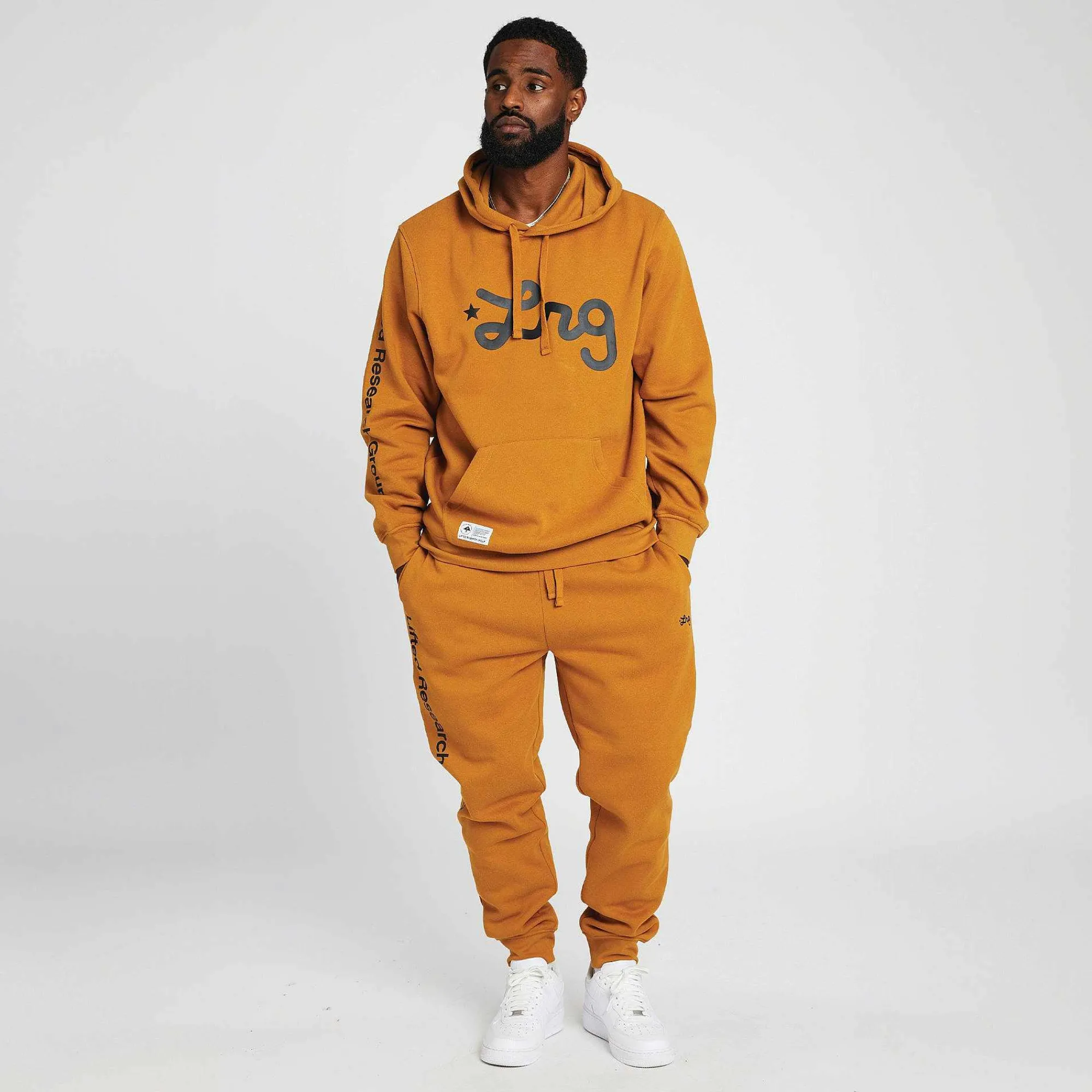 LRG Script Levantado Sudadera Con Capucha-Hombres Sudaderas Con Capucha Y Sudaderas