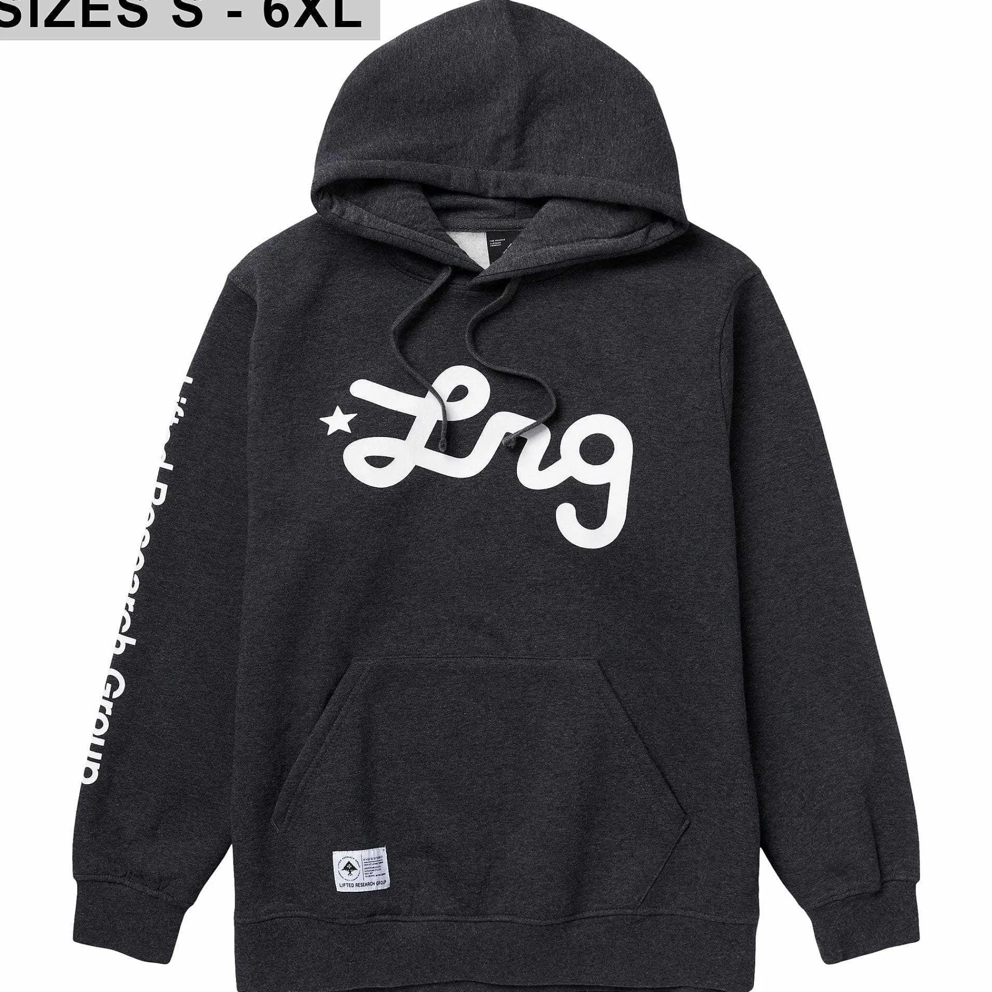 LRG Script Levantado Sudadera Con Capucha-Hombres Sudaderas Con Capucha Y Sudaderas