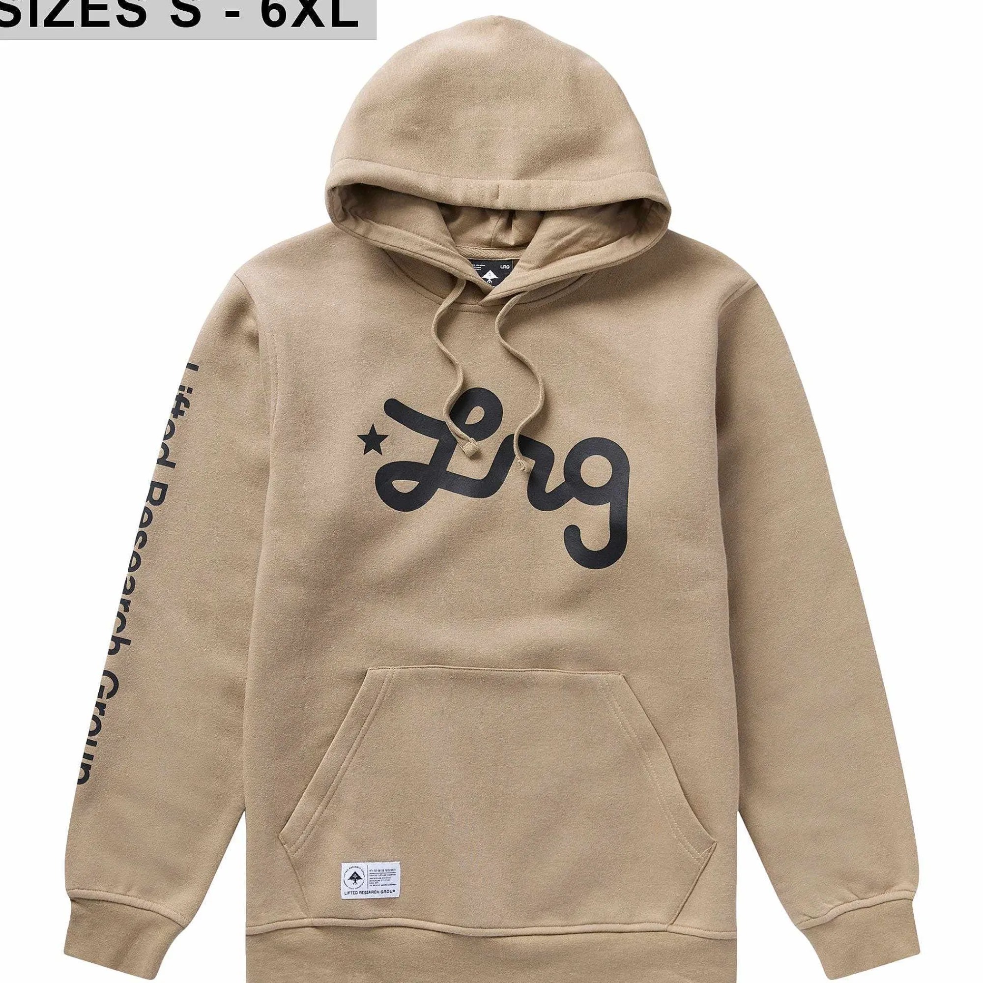 LRG Script Levantado Sudadera Con Capucha-Hombres Sudaderas Con Capucha Y Sudaderas