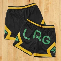 LRG Shorts De Malla Con Diseno-Hombres Bermudas