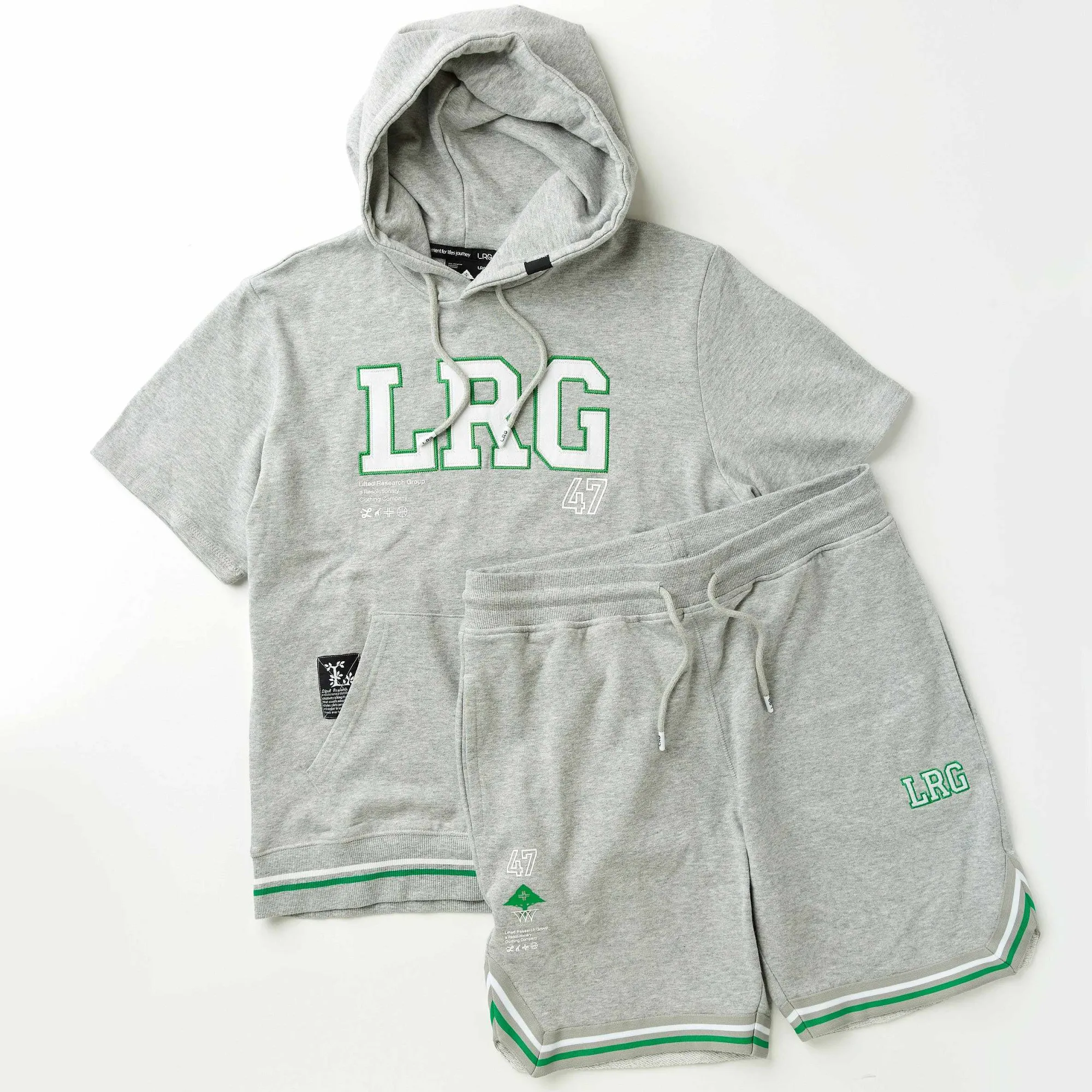LRG Shorts Deportivos Cruzados-Hombres Bermudas