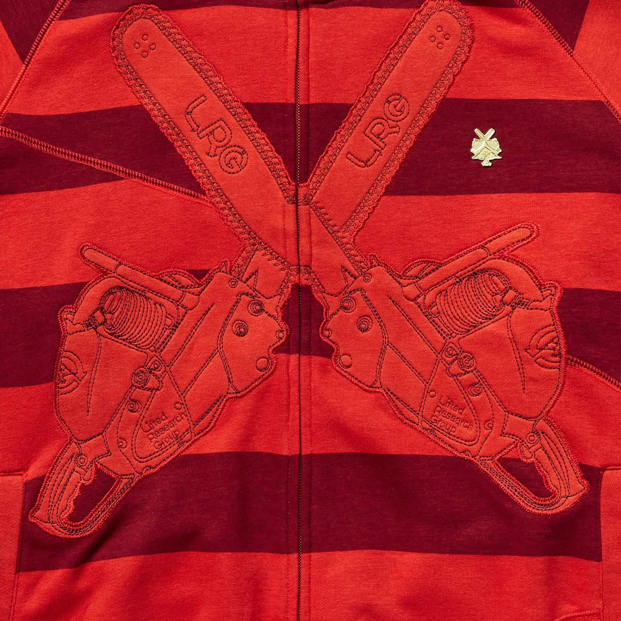 LRG Viernes 47 Sudadera Con Capucha Y Cremallera-Hombres Herencia