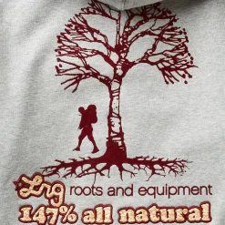 LRG 147 Sudadera Con Capucha Y Cremallera Totalmente Natural-Hombres Herencia